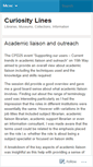 Mobile Screenshot of curiositylines.wordpress.com