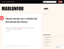 Tablet Screenshot of marlonfou.wordpress.com