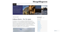 Desktop Screenshot of morgoblogocon.wordpress.com