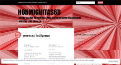 Desktop Screenshot of hormiguitas6d.wordpress.com