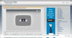 Desktop Screenshot of musicaula.wordpress.com