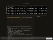 Tablet Screenshot of huntingpackets.wordpress.com
