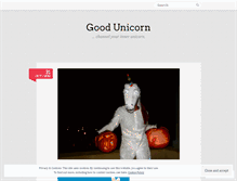 Tablet Screenshot of goodunicorn.wordpress.com