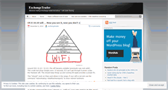 Desktop Screenshot of exchangetrader.wordpress.com