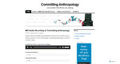 Desktop Screenshot of commitanthro.wordpress.com