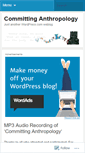 Mobile Screenshot of commitanthro.wordpress.com