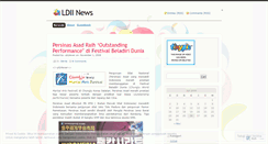 Desktop Screenshot of ldiinews.wordpress.com