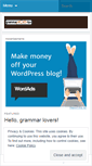 Mobile Screenshot of grammarnowtips.wordpress.com