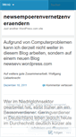 Mobile Screenshot of newsempoerenvernetzenveraendern.wordpress.com