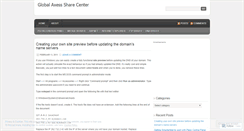 Desktop Screenshot of globalaxess.wordpress.com