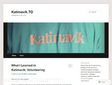 Tablet Screenshot of katimaviktoronto.wordpress.com