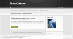 Desktop Screenshot of finlease.wordpress.com