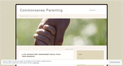 Desktop Screenshot of parentingpractically.wordpress.com