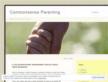 Tablet Screenshot of parentingpractically.wordpress.com