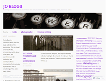 Tablet Screenshot of joquint.wordpress.com