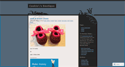 Desktop Screenshot of cookiesboutique.wordpress.com