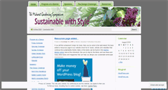 Desktop Screenshot of midwestgardeningsymposium2009.wordpress.com