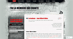 Desktop Screenshot of memoirechante.wordpress.com
