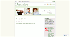 Desktop Screenshot of amomentofgrace.wordpress.com