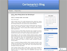 Tablet Screenshot of certamario.wordpress.com