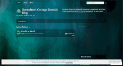 Desktop Screenshot of oceanfrontcottage.wordpress.com