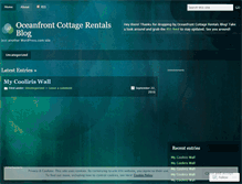Tablet Screenshot of oceanfrontcottage.wordpress.com