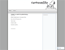 Tablet Screenshot of cartoonlife.wordpress.com