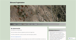 Desktop Screenshot of blaavandfuglestation.wordpress.com