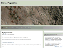 Tablet Screenshot of blaavandfuglestation.wordpress.com