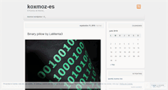 Desktop Screenshot of koxmox.wordpress.com