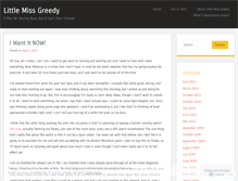 Tablet Screenshot of littlemissgreedy.wordpress.com