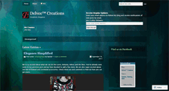 Desktop Screenshot of delveecreations.wordpress.com