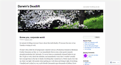 Desktop Screenshot of darwinsdeadlift.wordpress.com