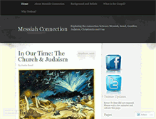 Tablet Screenshot of messiahconnection.wordpress.com
