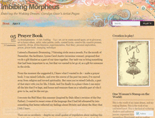 Tablet Screenshot of imbibingmorpheus.wordpress.com