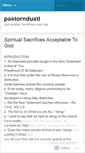 Mobile Screenshot of pastornduati.wordpress.com