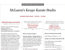 Tablet Screenshot of mclarenskenpokarate.wordpress.com