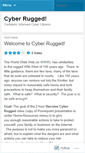 Mobile Screenshot of cyberrugged.wordpress.com