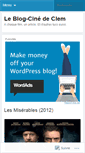 Mobile Screenshot of clemcineblog.wordpress.com