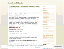 Tablet Screenshot of malaysianspam.wordpress.com