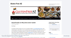 Desktop Screenshot of glutenfreeaz.wordpress.com