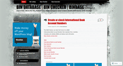 Desktop Screenshot of bindatabase.wordpress.com