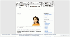 Desktop Screenshot of pianolabpl.wordpress.com