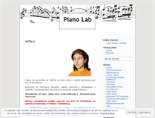 Tablet Screenshot of pianolabpl.wordpress.com