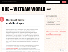 Tablet Screenshot of huevietnamworld.wordpress.com