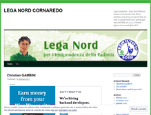 Tablet Screenshot of leganordcornaredo.wordpress.com