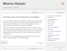 Tablet Screenshot of missionolympic.wordpress.com