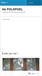 Mobile Screenshot of abpolspoel.wordpress.com