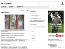 Tablet Screenshot of abpolspoel.wordpress.com