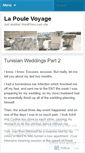 Mobile Screenshot of lapoulevoyage.wordpress.com
